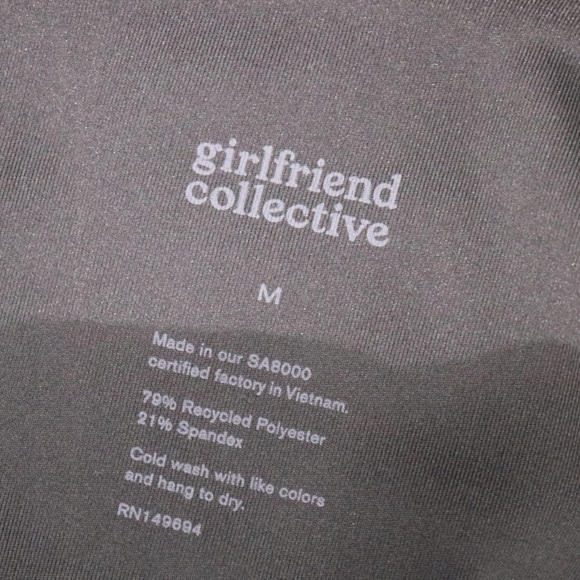 Girlfriend Collective Black Compressive High-Rise Legging Size M - Picture 7 of 8